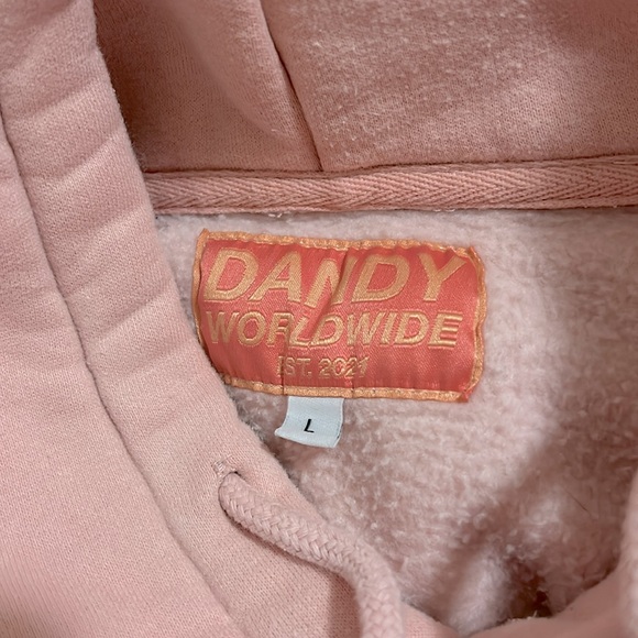 Dandy light pink sunset hoodie - Picture 3 of 3